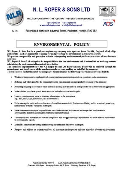 Environmental Policy